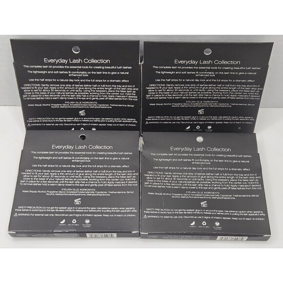 4 Pack ELF Cosmetics Everyday Lash Collection Kit NIB 86003 - Picture 4 of 4